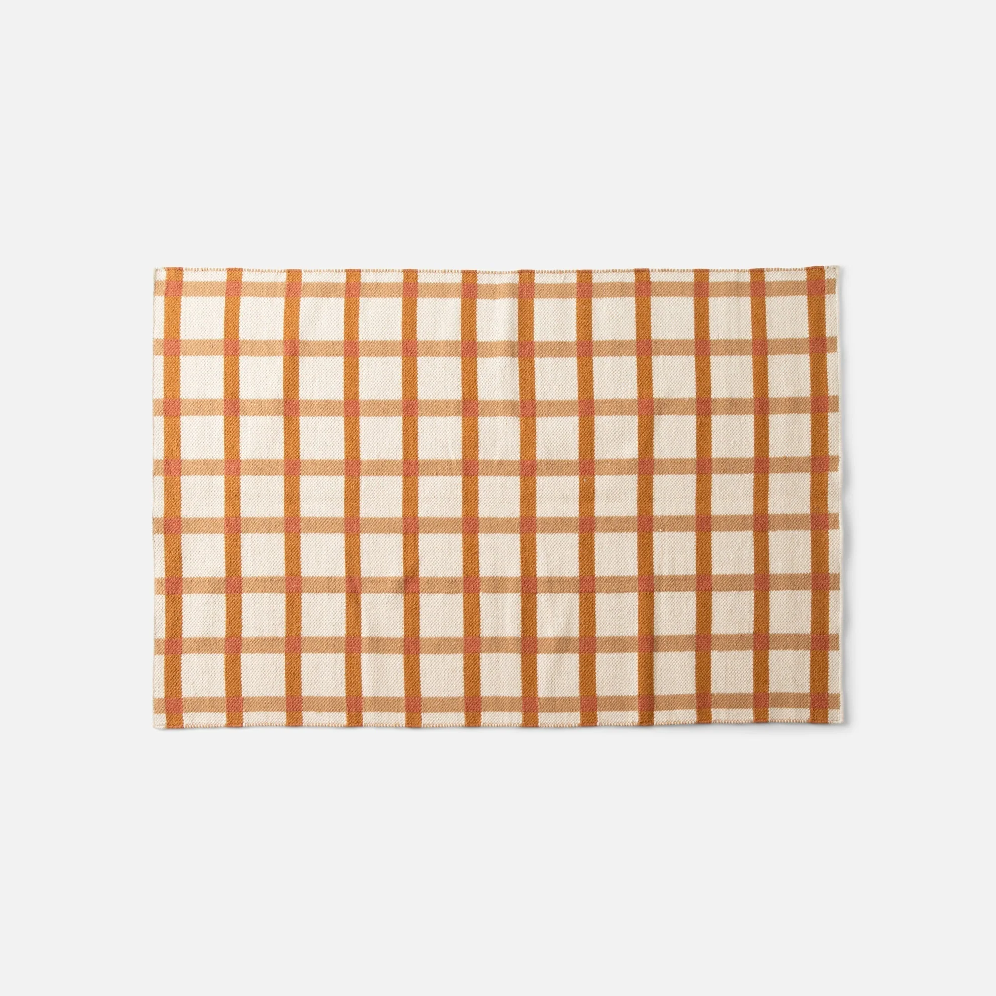 Plaid Wool Rug